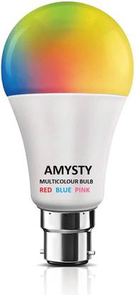 AMYSTY 10 W Basic Round B22 LED Bulb