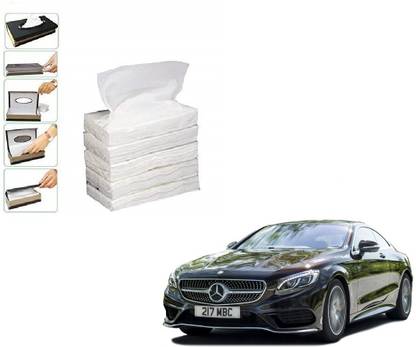 KOZDIKO 5 SET REFILLER WITH 100 PULLS (200 SHEETS) IN ONE SET FOR MERCEDES BENZ S-COUPE Vehicle Tissue Dispenser