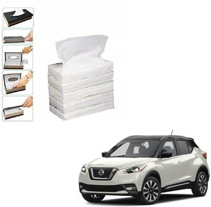 KOZDIKO 5 SET REFILLER WITH 100 PULLS (200 SHEETS) IN ONE SET FOR NISSAN KICKS Vehicle Tissue Dispenser