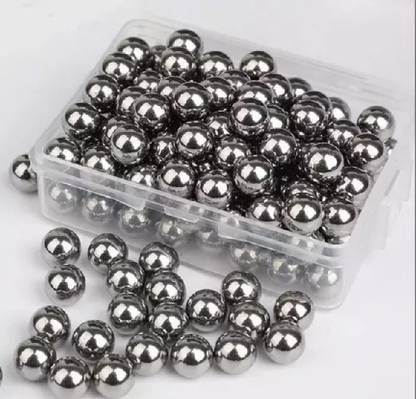 Venus 100 Pieces of 6.35mm Silver Solid Bearing Ball - Use is Cycle Ball Bearing Wheel Bearing