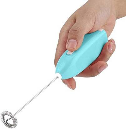 Urban Infotech Mini Coffee Beater Electric Handheld Milk Wand Mixer for Latte Coffee Cappucino Hand Blander Egg Frother for Juice Milk Shakes Lassi (BLUE) 3 Cups Coffee Maker