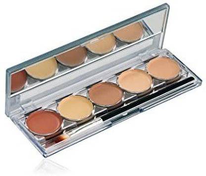 Emijun 5 Color Matte Finish Waterproof Contour Palette  Concealer