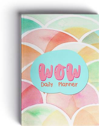 Doodle Monk WOW– Undated Daily Planner for 1 Month – A5 Planner- Goals, Priority List, To-do, Ideas, Notes, Schedules, Habit Tracker, Physical & Mental Health, Gratitude journal, Expenses. A5 Planner/Organizer Designed 72 Pages