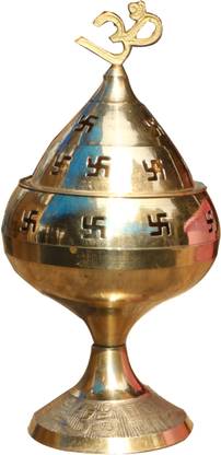 Craft World Akhand Diyas,Jyoti Deepak For Spritual Purpose Brass Table Diya(Height: 8inch) Brass Table Diya