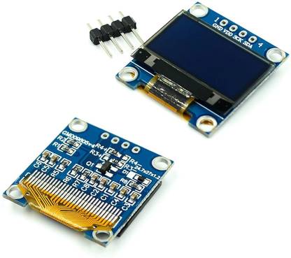 xcluma 0.96 inch oled IIC I2C Serial White Display Module 128X64 I2C SSD1306 12864 - White Electronic Components Electronic Hobby Kit