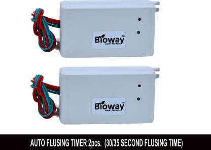 bioway 2PCS AUTO FLUSING TIMER FOR RO WATER PURIFIER 30 TO 35 SECOND FLUSING TIME Preset Electronic Timer Switch