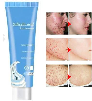 MYEONG Best Natural Salicylic Acid Ice Cream Mask Pack, Face Gel