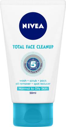 NIVEA Total Face Clean Up Face Wash