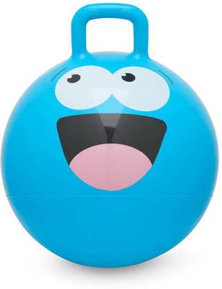 Laurant Large size Rubber Hop Ball, Inches Kangaroo Bouncer Jumping Ball, Ball for Kids with Random Handle Designs 1-piece (Random Colour or Design Inflatable Hoppers & Bouncer Inflatable Ball