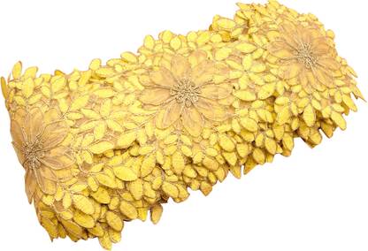 JAY RAMDEV CREATION YELLOW_FLOWER_LACE Lace Reel