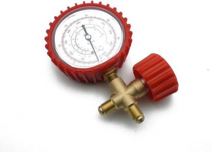 Arvika sales Heavy Single Gauge Manifold Pressure Gauge 0 to 500 PSI Compatible with R22, R12, R134a R502 Snap Gauge Snap Gauge