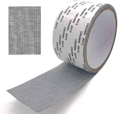Breewell Polyester Infants 2 Meter x 50 MM Self-Adhesive Mosquito Net Patch Repair Tape (Pack of 1) for Door Net, Window Net and Insect Mesh Patch Tape for Torn Nets Mosquito Net