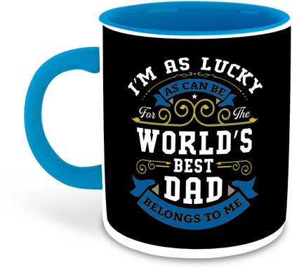 whats your kick Dad Theme Designer Printed Skt Blue Ceramic Coffee, Tea, Milk, Fathers Day Gifts, Gift for Dad - D2 Ceramic Coffee Mug