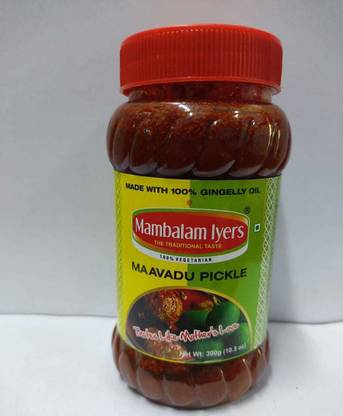 Mambalam Iyers Maavadu Pickle 300gm - Pack of 3 Mixed Pickle