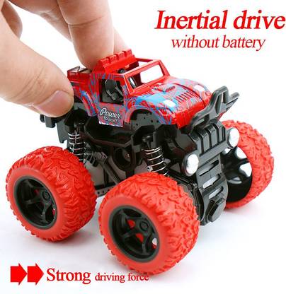 CASADOMANI Mini Monster Truck Pull Back Cars Toys, Manual 360 Degree Stunt car Friction Powered Cars Push go Truck for Toddlers Kids,Child, baby Gift Mini Monster Racing Truck Toy Rubber Tires Baby Boys Super Cars Blaze Truck Children Gift Toys Multi Color Mini Off-Road Vehicle Inertia Car Educational Toy 4 Wheel Drive Vehicles for Toddlers Non-battery Operated Car Baby Toy For Fan, Enjoy