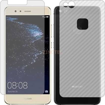ZINGTEL Front and Back Screen Guard for HUAWEI P10 LITE (Front Matte Finish & Back 3d Carbon Fiber)