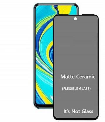 महतो एज टू एज टेम्पर्ड ग्लास Mi Redmi Note 10, Mi Redmi Note 10s matte tempered glass flexible के लिए