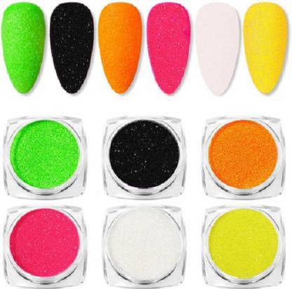 VULPIX Neon Multicolour Nail Art Glitter & Eyeshadow Glitter
