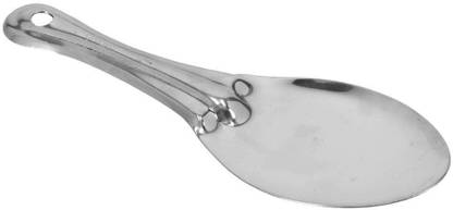 LIMETRO STEEL Pack of 1 Rice Spoon Stainless Steel Serving Spoon