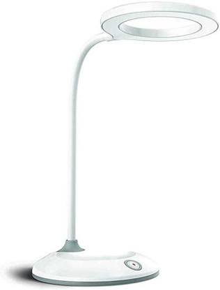 PHILIPS Orbit 5W Colour Changing Warm White to Natural White to Cool White & Rechargeable Touch Controlled Table Lamp / Desk Light with Brightness Control (White), Standard Table Lamp