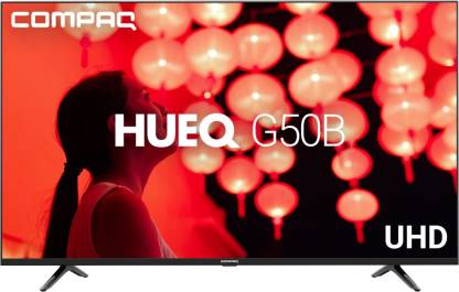 Compaq HUEQ G50B 127 cm (50 inch) Ultra HD (4K) LED Smart Android TV  (CQ50APUDBL)