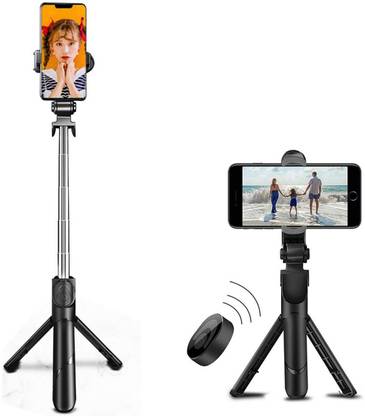 G2L Portable selfie stick Wireless Bluetooth Remote Control Mini Telescopic Stick Tripod