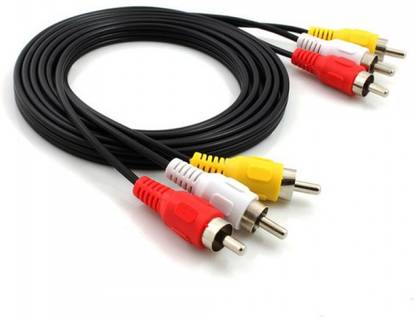 hirdesh  TV-out Cable TV-OUT CABLE AUDIO VIDEO CORS-AV CORD RCA CABLE AV CORD PURE COPPER