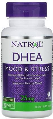 Natrol DHEA, 25 mg, 180 Tablets