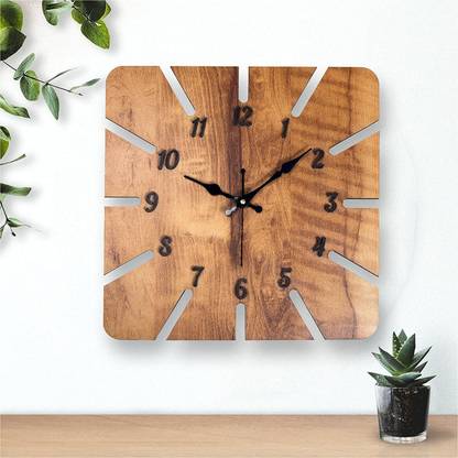 artificial enterprise Analog 30 cm X 30 cm Wall Clock