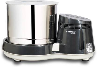 Premier compact steel grey table top Wet Grinder