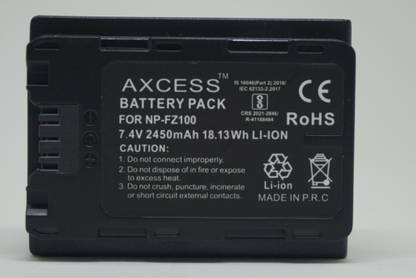 Axcess NP-FZ100  for Sony A7 III, A7R III, A7R IV, A9, Alpha 9, A7R3 Camera   Battery