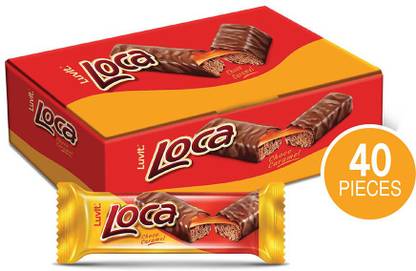 LuvIt Loca Chocolate Caramel Bar with Nougat Bars