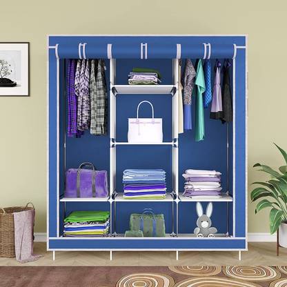 Morganretail Polyester Collapsible Wardrobe