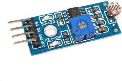 HemCorp Light intensity Optical LDR SENSOR MODULE Photo sensitive | Photo Resistor FOR RASPBERRY PI,Arduino DC 3-5V, Pack of 1 Micro Controller Board Electronic Hobby Kit