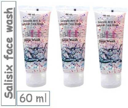 salisix Salicylic Acid. Fairness  (Pack Of 3) Face Wash