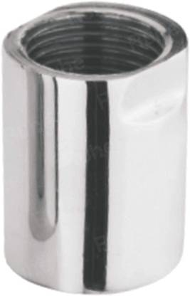 Himaksh Full Brass 1/2 Inch Socket Connector Pipe Fittings (Chrome Finish) set of 1 Faucet Nozzle
