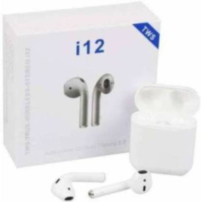 TechBuddy Premium I12 Twins Bluetooth Headset Wireless Earbuds with charging case B179 Bluetooth