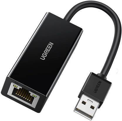 Ugreen Ethernet Adapter USB 2.0 to 10 100 Network RJ45 LAN Wired Adapter Wired USB Lan Adapter compatible with Windows, Linux, Mac