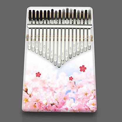 PATPAT Kalimba Thumb Piano - Kalimba 17 Key Musical Instruments with Kalimba Song Book Instructions, Tuning Hammer & More! Thumb Piano for Kids & Adults - Easy to Learn Finger Piano (Pink)