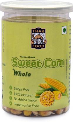 The Thar Food Ready To Eat / Cook Freeze Dried Whole Sweet Corn - 100% Natural Readymade Fresh Sweet Corn Kernels