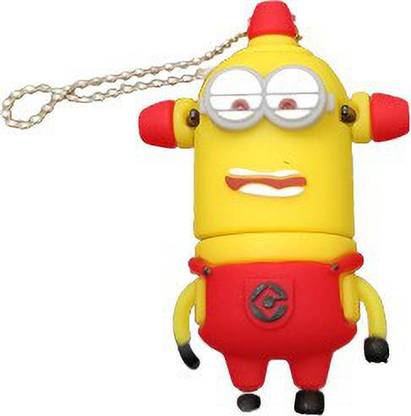 PANKREETI PDT108 Minion Cartoon Designer 32 GB Pen Drive Compatible with Netbook, Gaming Console, Desktop Computer, Television, Laptop USB 2.0 Rubber Case