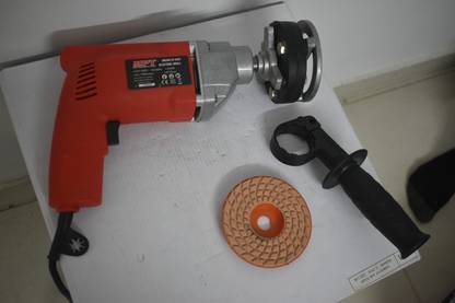 GSCPT ELECTRIC DRILL 10MM DU-10 STONE POLISHING MACHINE BOTH FUNCTIONS DRILL & POLISHER Angle Drill