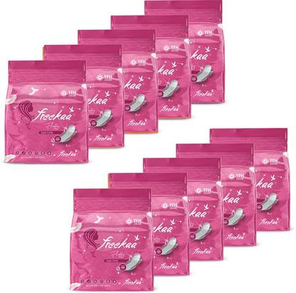 Freekaa These pads are compact in size hence making it possible for you to carry them Sanitary Pad