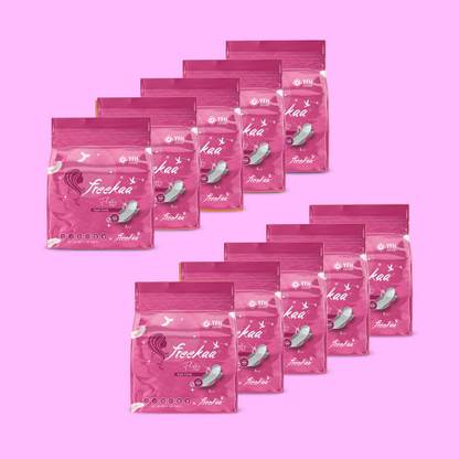 Freekaa Friendly pocket Pads are fit right into your budget - Pack of 10 Sanitary Pad