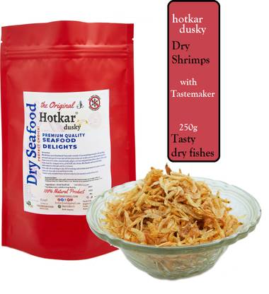 hotkar Dry and Salted Prawn Fish / Sukat / Chingri Fish/Sukya Karandi (small) Whole