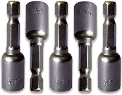 LAXMI 8mm Magnetic Socket Set (Pack of 5) Socket Set