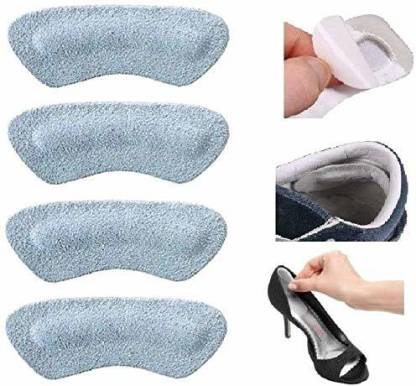 touaretails Self-adhesive Suede Leather High Heel Cushion Inserts Pads Grips Shoe Insole Liner Heel Support