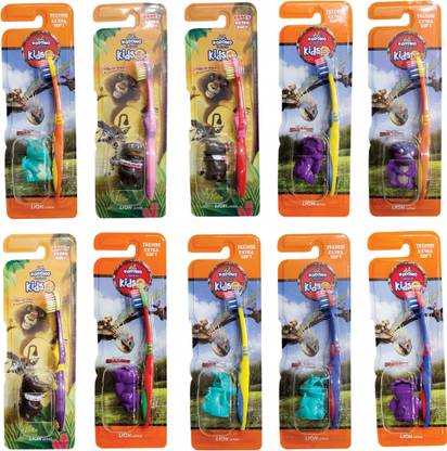 kodomo Toothbrush with toys assorted design & colours Extra Soft Toothbrush