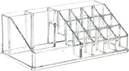 Divinext 16 Grid Arcylic Lipstick Organiser(8.6" x 5.0" x 3.2") Makeup & Jewellary Vanity Box