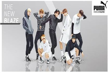 Smoky Design boys bts korean kpop wallpaper Paper Poster